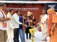 H.H. Swamiji's visit to Shri Idagunji Maha Ganapati Yakshagana Mandali, Keremane (3 Feb 2023)